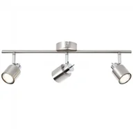 Lampy sufitowe - Brilliant Oświetlenie ANDRES Lampa Sufitowa Nikiel matowy, Chrom, 3-punktowe 74516/77 - miniaturka - grafika 1