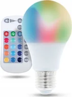 Żarówki LED - Forever Light Żarówka LED E27 RGBW biała ciepła 9W + pilot RTV003564 - miniaturka - grafika 1