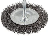 Narzędzia warsztatowe - Wolfcraft Krążki-szczotka druciana do fasad  75 X 7 MM, okrągłym trzonkiem 6 MM, 8470000 - miniaturka - grafika 1