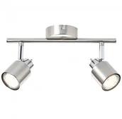 Lampy sufitowe - Brilliant Oświetlenie ANDRES Lampa Sufitowa Nikiel matowy, Chrom, 2-punktowe 74513/77 - miniaturka - grafika 1