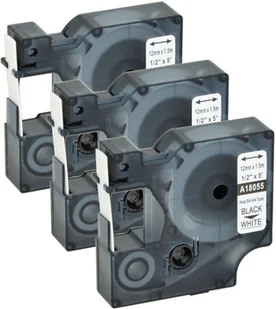 Dymo oryginalny taśma do drukarek etykiet 18055 S0718300 czarny druk/biały - Taśmy do drukarek barwiące - miniaturka - grafika 6