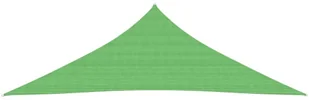 VidaXL Żagiel przeciwsłoneczny, 160 g/m, jasnozielony, 3,5x3,5x4,9 m 311312 VidaXL - Parasole ogrodowe - miniaturka - grafika 3