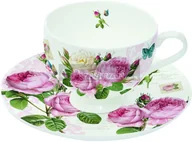 Filiżanki - Nuova R2S Easy life PORCELANOWE FILIŻANKI DO ESPRESSO Romantic Roses (328 RMR) - KOMPLET 2 szt. - miniaturka - grafika 1