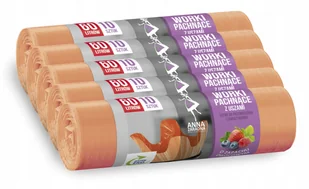 Anna Zaradna Worki na śmieci z uszami zapach Owocowy 60L 10szt - Worki na śmieci - miniaturka - grafika 4