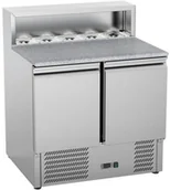 Stoły gastronomiczne - Stalgast Stół Chłodniczy do Pizzy 2-Drzwiowy 5x GN 1/6 240 L - miniaturka - grafika 1