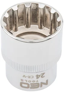 NEO-TOOLS Nasadka 08-596 Spline 1/2 cala 24 mm - Klucze i nasadki - miniaturka - grafika 3