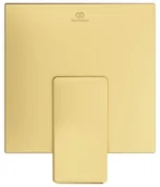 Baterie podtynkowe - Ideal Standard Conca Bateria prysznicowa podtynkowa złoto szczotkowane A7373A2 - miniaturka - grafika 1