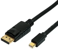 Kable komputerowe i do monitorów - Rotronic Roline 11.04.5814 Mini Display Port sieciowy V1.3/v1.4, MDP DP, ST ST, 1 m Czarny 11.04.5814 - miniaturka - grafika 1