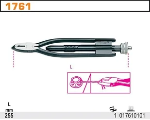 Beta SZCZYPCE DO SKRĘCANIA DRUTU 1761 - Kombinerki i obcęgi - miniaturka - grafika 2