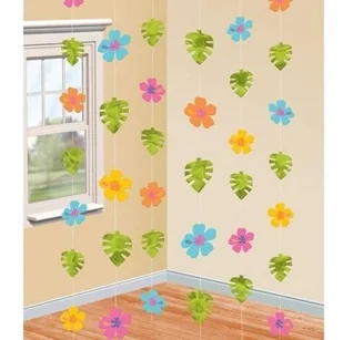 Amscan zasłona na drzwi/dekoracja, hawaiianischer hibiskusa 670144 - Wyposażenie pokoiku dziecięcego - miniaturka - grafika 2