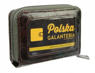 FOREVER YOUNG Portfel Skórzany Bułeczka FOREVER YOUNG Skóra Licowa Suwak 5157 - Portfele - miniaturka - grafika 5