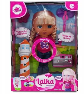 Brimarex Lalka podróżniczka 30 cm - Lalki dla dziewczynek - miniaturka - grafika 2