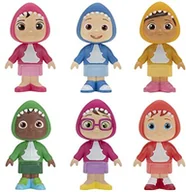 Figurki dla dzieci - CoComelon Cocomelon Rodzina i przyjaciele w bluzach z rekinkami 6 wzorów, Figurka CMW0046 - miniaturka - grafika 1
