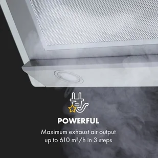 Klarstein Zola 60 Srebrny (CGCH3-Zola60) - Okapy kuchenne - miniaturka - grafika 5