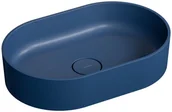 Umywalki - Omnires Ovo M+ Umywalka nablatowa 55x36 cm midnight blue OVOUNMB - miniaturka - grafika 1
