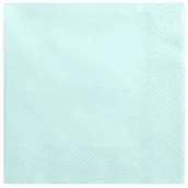 Gadżety dla niej i dla niego - PartyDeco Serwetki "Lunch Classic", turkusowe jasne, 33 cm, 20 szt SP33-1-083BL - miniaturka - grafika 1