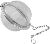 Pojemniki na przyprawy - Fackelmann 49100 piłka do przypraw z łańcuszkiem, ze stali szlachetnej 49100 - miniaturka - grafika 1