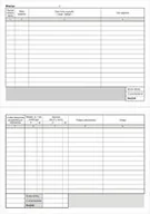 Druki akcydensowe - Emeko Tomecki I Płaczek S.k.a Druk Ewidencja przebiegu pojazdu A5 - miniaturka - grafika 1