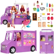 Akcesoria dla lalek - Barbie Foodtruck zestaw do kreatywnej zabawy GMW07 GMW07 - miniaturka - grafika 1