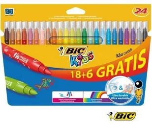 Bic Flamastry KID COULEUR PUDEŁKO 18+6 - Flamastry - miniaturka - grafika 6