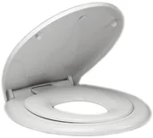 Deski sedesowe - Aqualine WC Deska zintegrowana z wkładką dla dzieci, soft close. polipropylen FS125 - miniaturka - grafika 1