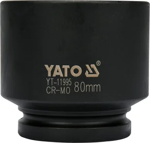 Yato NASADKA UDAROWA 1"""""""" 12 KĄTNA 80mm DO PIAST YT-11995 YT-11995 - Nasadki do elektronarzędzi - miniaturka - grafika 2