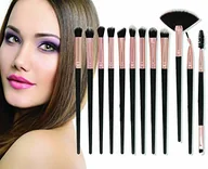 Pędzle do makijażu - PARENCE - 12-częściowy zestaw pędzli do makijażu, wysokiej jakości syntetycznych pędzli do makijażu, różu, korektorów do oczu/makijażu makijażu - miniaturka - grafika 1