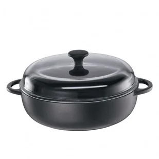 Küchenprofi Patelnia chłopskiego o wysokim szklany z pokrywą 24 cm Provence 402551024 - Patelnie - miniaturka - grafika 2