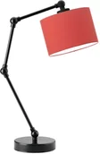 Lampy stojące - Lysne Designerska lampka nocna z czerwonym abażurem ASMARA 500017/10 - miniaturka - grafika 1