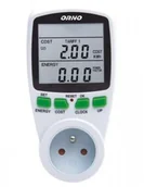 Liczniki energii elektrycznej - Orno Licznik zużycia energii elektrycznej watomierz miernik mocy dwutaryfowy OR- - miniaturka - grafika 1