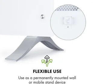 Klarstein Klarstein Bornholm Curved Ambient grzejnik konwekcyjny 1000/2000W biały - Ogrzewanie przenośne Klarstein Klarstein Bornholm Curved Ambient grzejnik konwekcyjny 1000/2000W biały - Ogrzewanie przenośne - miniaturka - grafika 4