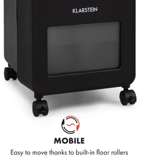 Klarstein Klarstein Cooler Rush, wentylator/chłodnica powietrza, 5,5 l, 45 W, pilot, 5 x pakiet lodowy ACO4-CoolerRushB - Klimatory - miniaturka - grafika 11