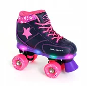 Wrotki - Led wrotki Sznurowane Profilowane Kauczuk Pu r. 37 - miniaturka - grafika 1