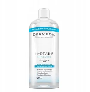 Biogened S.A DERMEDIC HYDRAIN 3 HIALURO Płyn micelarny H2O 500 ml 7071824 - Płyny micelarne - miniaturka - grafika 3