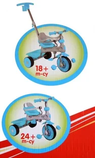 Madej Baby Trike Niebieski - Rowerki trójkołowe Madej Baby Trike Niebieski - Rowerki trójkołowe - miniaturka - grafika 2