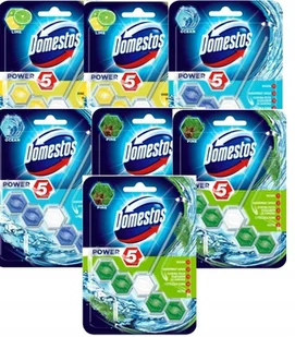 Domestos Power5 kostka do Wc zawieszka 7x55g - Środki do WC - miniaturka - grafika 2