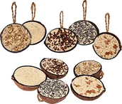 Karma dla ptaków - dobar dziesięciu wypełnione orzechy kokosowe w 5 dla ptaków-odmiany do zawieszenia, ganzjaehriges tłuszczu-podszewka karmienia dzikich ptaków dzikich ptaków, 1er Pack (1 X 2 kg) 24090e - miniaturka - grafika 1