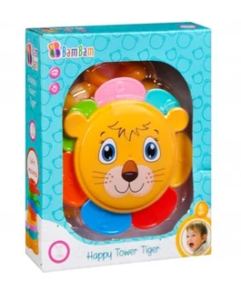 Euro-Trade BAM BAM Wesoła wieża Tygrys - Zabawki interaktywne dla dzieci - miniaturka - grafika 3