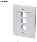 Pozostałe akcesoria sieciowe - Intellinet Panel 3-portowy na moduły Keystone 163309 - miniaturka - grafika 1