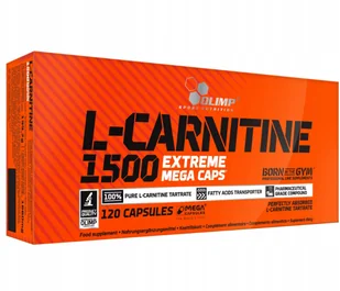 Olimp L-Carnitine 1500mg Extreme 120 Mega Caps roz uniw 5901330028847 - Witaminy i minerały dla sportowców - miniaturka - grafika 11