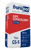 Zaprawy budowlane - Franspol Gips szpachlowy 5 kg Extra Biały FRANS-POL - miniaturka - grafika 1