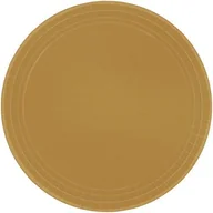 Kinder party - Amscan jednobarwne papierowe talerze 23 cm opakowanie  sztuk 55015.19 - miniaturka - grafika 1