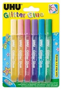 UHU Klej brokatowy Creative Glitter 6 kolorów - Artykuły biurowe - miniaturka - grafika 3