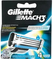 Maszynki do golenia i wkłady - Gillette Mach 3 wkłady do maszynek 4 szt. - miniaturka - grafika 1