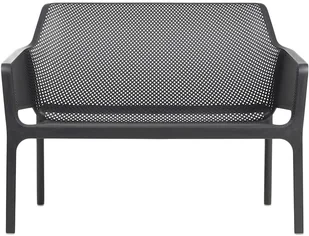 Nardi Ławka ogrodowa Net antracytowa 40338.02.000 - Pozostałe meble ogrodowe - miniaturka - grafika 2