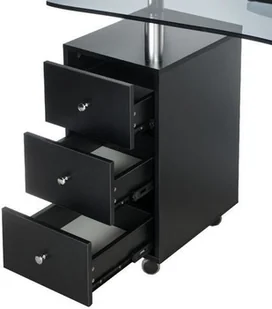 Beauty System Stolik do manicure BD-3425-1 CZARNY BD-3425-1 BLACK - Stoliki do manicure - miniaturka - grafika 4