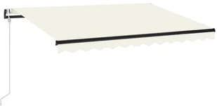 VidaXL Lumarko Automatycznie zwijana markiza, 350 x 250 cm, kremowa! 3069087 VidaXL - Markizy - miniaturka - grafika 2