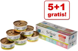 Schesir 5 + 1 gratis! Pakiety próbne w galarecie, pakiet z tuńczykiem, 6 x 85 g - Mokra karma dla kotów Schesir 5 + 1 gratis! Pakiety próbne w galarecie, pakiet z tuńczykiem, 6 x 85 g - Mokra karma dla kotów - miniaturka - grafika 4