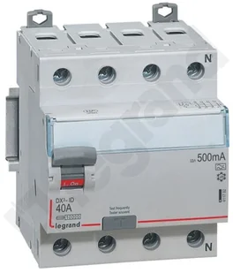 Legrand WYŁĄCZNIK RÓŻNICOWOPRĄDOWY P 304 4P 80A 500MA TYP A SERII DX3, 411792 - Bezpieczniki elektryczne - miniaturka - grafika 2