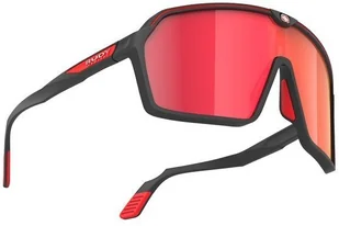 Rudy Project okulary przeciwsłoneczne SPINSHIELD czarno-czerwone - Okulary przeciwsłoneczne - miniaturka - grafika 4